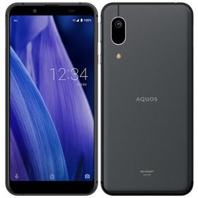(中古未使用品)〈SIMフリー〉SHARP AQUOS sense3 basic 32GB ブラック SHV48【安心保証90日/赤ロム永久保証】AQUOSsense3basic Android アンドロイド スマホ