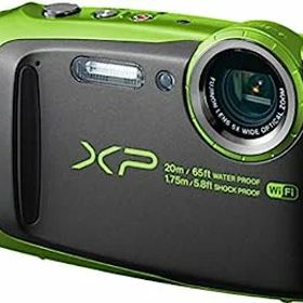 【中古】（非常に良い）FUJIFILM デジタルカメラ XP120 ライム 防水 FX-XP120LM