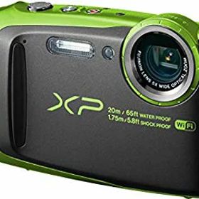 【中古】【非常に良い】FUJIFILM デジタルカメラ XP120 ライム 防水 FX-XP120LM