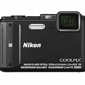 【中古】Nikon デジタルカメラ COOLPIX AW130 ブラック BK