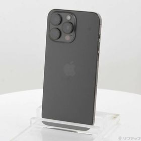 〔中古〕Apple(アップル) iPhone15 Pro Max 256GB ブラックチタニウム MU6P3J／A SIMフリー〔349-ud〕