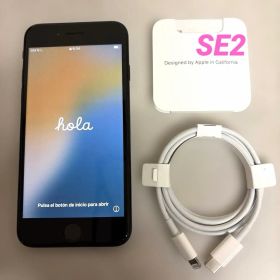 iPhone SE 本体 64GB ブラック 純正充電コード付 美品