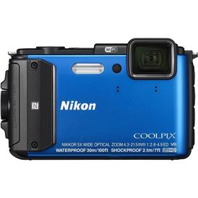 Nikon COOLPIX AW130 ブルー 良品 動作確認済み 1ヶ月保証付 コンパクト