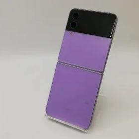 【中古】SAMSUNG au 【SIMフリー】 Galaxy Z Flip4 8GB 128GB SCG17 ボラパープル【大阪本店】保証期間１ヶ月【ランクC】
