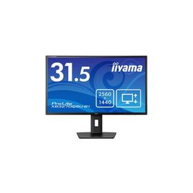 iiyama 液晶ディスプレイ 31.5型/2560×1440/ブラック XB3270QSU-B1