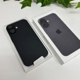 新品同様 iPhone 16 128GB ブラック 国内版SIMフリー 送料無料