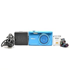 ＜並品＞ Nikon デジタルカメラ COOLPIX S3600 8倍ズーム 2005万画素 コバルトブルー S3600BL