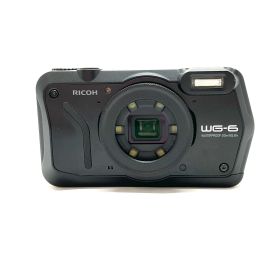 【全額返金保証】【最速発送】RICOH コンパクトデジタルカメラ WG-6 ブラック 美品 動作確認済