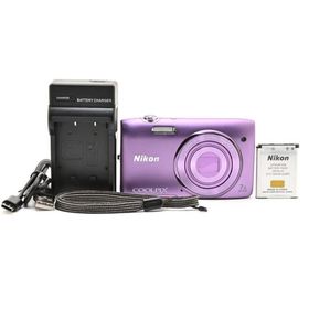 ＜良品＞ Nikon デジタルカメラ COOLPIX S3500 オーキッドパープル