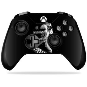 MightySkins Microsoft Xbox One X コントローラー 用ビニールスキン「Space Kickflip」保護デカールラップ 着脱簡単