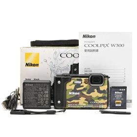 ＜美品＞ Nikon COOLPIX W300 GR カムフラージュ｜防水デジタルカメラ｜タフネスモデル｜動作良好｜外観非常に綺麗｜光学良好｜小スレわずか｜安心の高コンディション