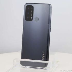 (中古)ワイモバイル OPPO Reno5 A 128GB シルバーブラック A103OP Y!mobile SIMフリー(269-ud)