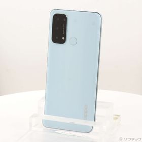 (中古)OPPO Reno5 A 128GB アイスブルー A103OP Y!mobile SIMフリー(377-ud)