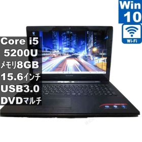 Lenovo G50 80E502K0JP【Core i5 5200U】 【Windows10 Home】MS 365 Office Web／充電可／Wi-Fi／USB3.0／HDMI／保証付 [96421]