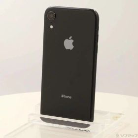 【中古】Apple(アップル) iPhoneXR 64GB ブラック MT002J／A SIMフリー 【368-ud】