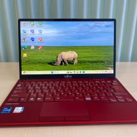【第11世代Core i7・超軽量モバイル・SSD512GB】富士通 LIFEBOOK UH90/E3 メモリ8GB SSD512GB Windows11 Pro WPS Office付き 高性能ノートPC