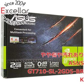 [bn:7] ASUSグラボ GT710-SL-2GD5-BRK PCIExp 2GB 元箱あり