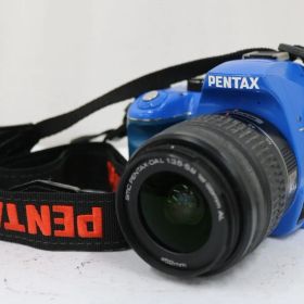 【返品保証】 【シャッター12163回】ペンタックス Pentax K-x ブルー smc PENTAX-DAL 18-55mm F3.5-5.6 AL デジタル一眼 e12724