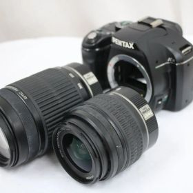 【訳あり品】 ペンタックス Pentax K-x SR smc 18-55mm AL 55-300mm ED デジタル一眼 e12406