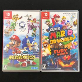 中古 Switch マリオ&ソニック 東京2020オリンピック スーパーマリオ3Dワールド セット