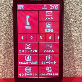 【美品】ドコモ らくらくスマートフォン F-06F