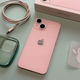 Apple iPhone 13 ピンク 128G 本体 充電ケーブル・ケース