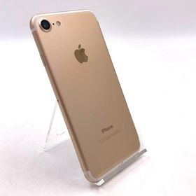 【全額返金保証】【最速発送】 iPhone 7 128GB ゴールド docomo SIMフリー 白ロム 動作確認済 77%