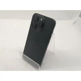 【中古】Apple docomo 【SIMフリー】 iPhone 15 Pro 128GB ブラックチタニウム MTU73J/A【宇田川】保証期間1ヶ月【ランクB】
