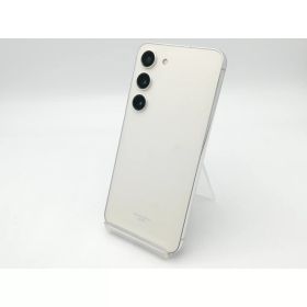 【中古】SAMSUNG au 【SIMフリー】 Galaxy S23 クリーム 8GB 256GB SCG19【ECセンター】保証期間1ヶ月【ランクB】