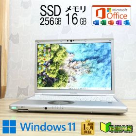 ★美品 高性能i5！M.2 NVMeSSD256GB メモリ16GB★CF-SV1 Core i5-1145G7 Webカメラ TypeC Win11 MS Office2019 H&B ノートPC★P97964