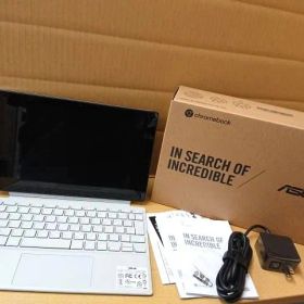 【未使用品】ASUS Chromebook CM30 Detachable CM3001DM2A-R70008 フォグシルバー (10.5インチ/MT8186/メモリ4GB/64GB/Chrome OS)タブレットPC
