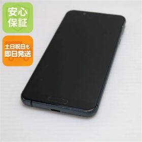 良品中古 SH-02M ブラック スマホ 本体 白ロム 中古 土日祝発送OK 09000