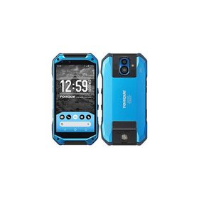 (中古未使用品)〈SIMフリー〉KYOCERA TORQUE G04 64GB ブルー KYV46【安心保証90日/赤ロム永久保証】TORQUEG04 本体 Android アンドロイド スマホ