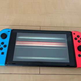 [ジャンク品]Switch 本体 液晶不良 TV出力OK 付属品一式 箱無し