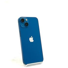 【全額返金保証】【最速発送】 iPhone 13 128GB ブルー Softbank 白ロム 美品 動作確認済 80%
