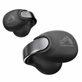 JVCケンウッド Victor HA-NP1T-B ワイヤレスイヤホン Bluetooth Ver.5.3 オープンイヤー イヤーカフ アプリ対応 マルチポイント 合計24時間再生 マイク付き 小型 軽量 防水 音アクセ コールブラック