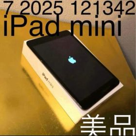 7 2025 121342 美品 iPad mini アイパッドミニ 黒ブラック