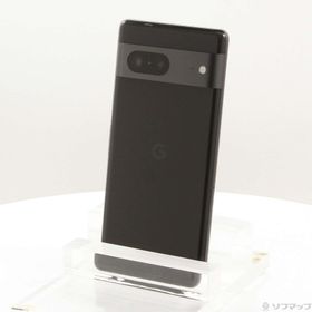 (中古)GOOGLE Google Pixel 7 128GB オブシディアン GA03923 au SIMフリー(377-ud)
