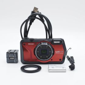 ショット数1,039回 RICOH リコー WG-7 レッド コンデジ 極上品 #3140