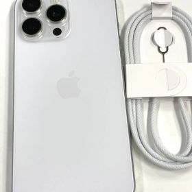 美品 バッテリー93%SIMフリー iPhone16 Pro Max 256GB ホワイトチタニウム