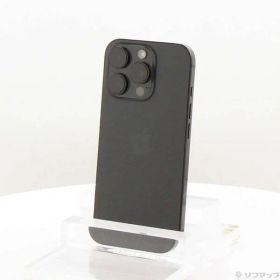 ソフマップ 〔中古品〕 iPhone16 Pro 128GB ブラックチタニウム MYMV3J／A SIMフリー【297】