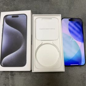 apple iphone 15 pro 本体 128GB ブルーチタニウム