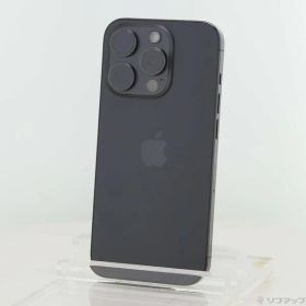 ソフマップ 〔中古品〕 iPhone15 Pro 128GB ブラックチタニウム FTU73J／A SIMフリー【196】