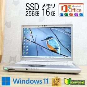 ★美品 高性能10世代4コアi5！M.2 NVMeSSD256GB メモリ16GB★CF-SV9 Core i5-10310U Webカメラ TypeC Win11 MS Office2019 H&B★P97309