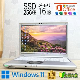 ★美品 高性能10世代4コアi5！M.2 NVMeSSD256GB メモリ16GB★CF-SV9 Core i5-10310U Webカメラ TypeC Win11 MS Office2019 H&B★P97228