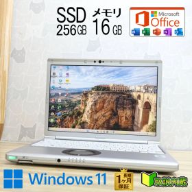★美品 高性能10世代4コアi5！M.2 NVMeSSD256GB メモリ16GB★CF-SV9 Core i5-10310U Webカメラ TypeC Win11 MS Office2019 H&B★P94887