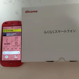 docomo F-42A 赤 スマートフォン 本体 simフリー