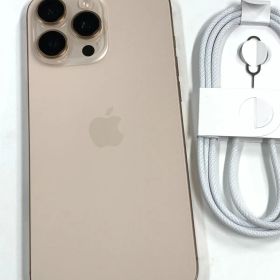 バッテリー100%SIMフリー iPhone16 Pro Max 512GB デザートチタニウム