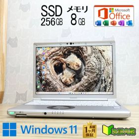 ★超美品 高性能8世代4コアi5！SSD256GB メモリ8GB★CF-SV8 Core i5-8365U Webカメラ TypeC Win11 MS Office2019 H&B ノートPC★P98056