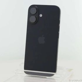 ソフマップ 〔中古品〕 iPhone16 128GB ブラック MYDQ3J／A SIMフリー【196】